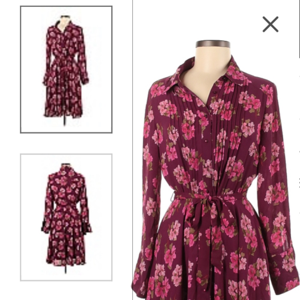 Nanette Lepore Floral  Shirtdress